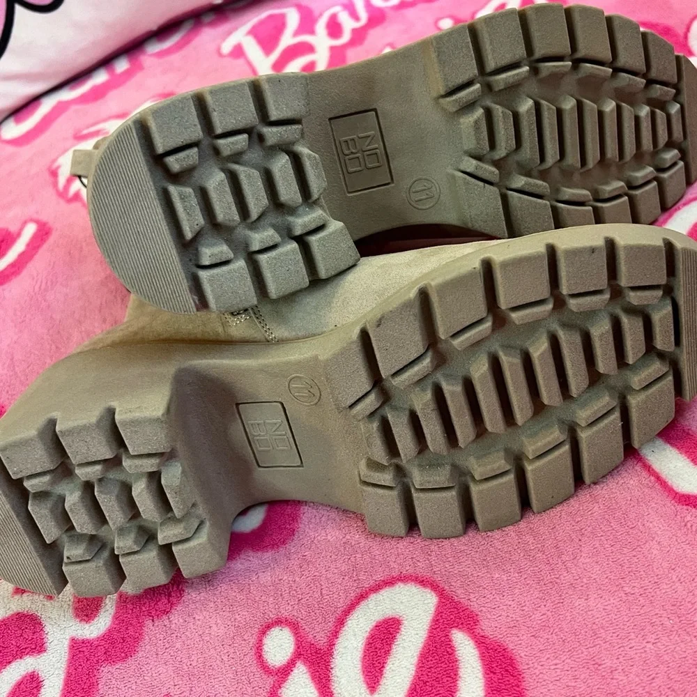 👢 No Boundaries Taupe Platform Ankle Boots – Size 11 | Great Find - Unworn 💫 - Picture 3 of 6